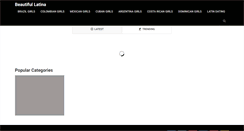 Desktop Screenshot of beautifullatina.net